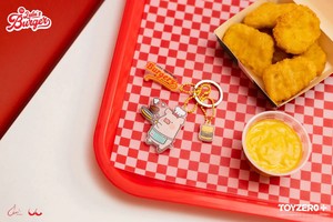 LuLu the Piggy Plushie/Doll Key Chain Burgers TOYZEROPLUS x CICI'S STORY 2-types