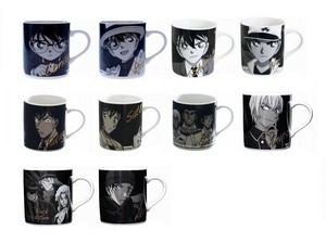 Mug Detective Conan Monochrome