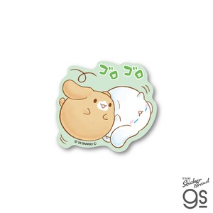 サンリオ ぷくぷく シナモロール ミニステッカー ゴロゴロ キャラクターステッカー かわいい LCS-1659