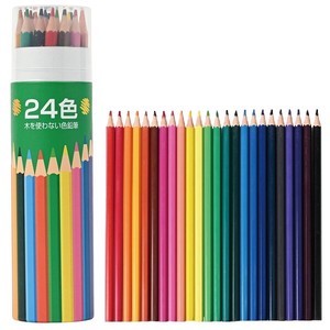 木を使わない 色鉛筆24本セット