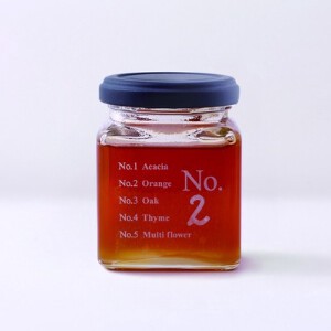 [無添加・非加熱 スタンダードはちみつ】No.2  オレンジ　ハチミツ（単花蜜） 140g　Orange Honey
