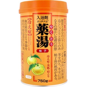 オリヂナル 薬湯 入浴剤 柚子 750g