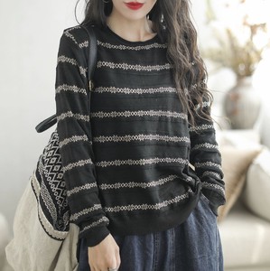 Sweater/Knitwear Knitted Long Sleeves Ladies