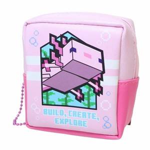 【ポーチ】Minecraft 箱型ミニポーチ ウーパールーパー