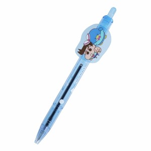 【ボールペン】クレヨンしんちゃん×サンリオ プレート付ボールペン 黒 風間くん×タキシードサム