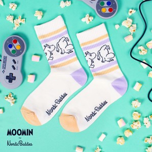 【NordicBuddies】ノルディックバディズ ムーミンシリーズ レトロ 女性用靴下 ソックス