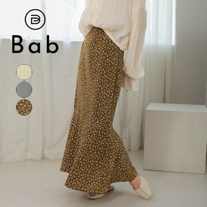 Skirt Flare Floral Pattern