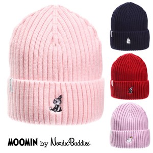【NordicBuddies】 ムーミンシリーズ ビーニー 大人用  WINTER HAT BEANIE EMBROIDERY ADULT