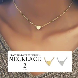 Gold Chain Necklace Pendant Ladies 2-colors
