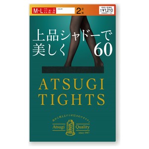 ★在庫限り★【アツギタイツ】上品シャドーで美しく。60デニール 2足組
