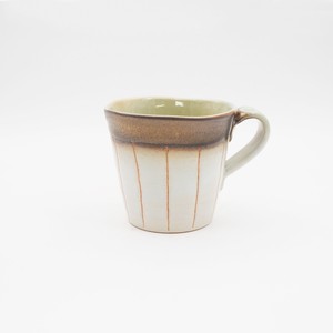 Banko ware Mug Cafe White Style Made in Japan