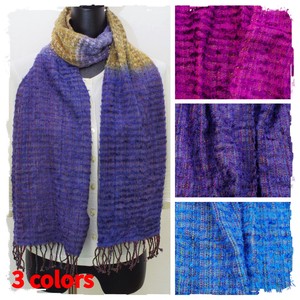 Thick Scarf Brushing Fabric Scarf Gradation Stole Autumn/Winter 2023