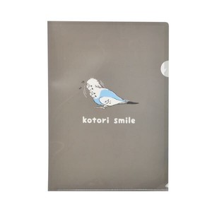 File SEKISEI Parakeet Colorful Stationery Folder Clear