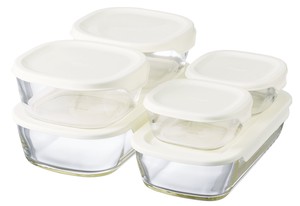 Storage Jar/Bag Heat Resistant Glass Set of 6