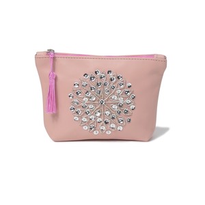 Pouch Pink Leather Size M