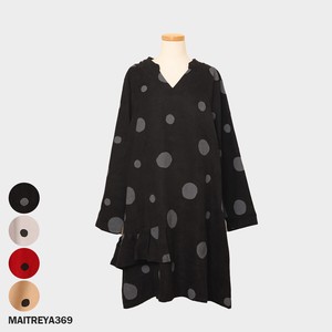 Casual Dress Tunic One-piece Dress Polka Dot