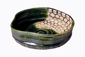 Kyo/Kiyomizu ware Main Dish Bowl Made in Japan