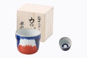 波佐见烧 茶杯 富士山 日本制造