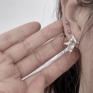 Pierced Earrings Titanium Post Mini
