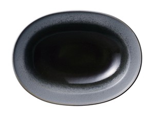 黒海 タマリム型 楕円鉢 [美濃焼 食器 日本製 dish bowl minoware]