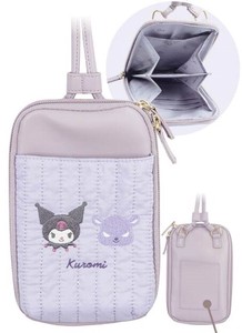 Pouch Series Quilted Sanrio Characters KUROMI