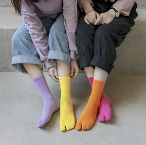 Socks Plain Color Socks Ladies