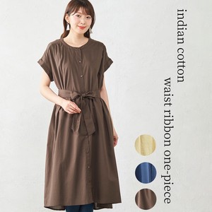 Casual Dress Cotton Switching