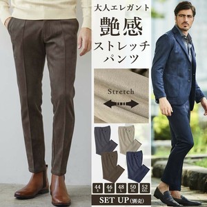 最終SALE ジャージスラックス ヌバック調 ストレッチ テーパード 630503 G-stage ジーステージ