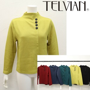T-shirt Multi-button Ribbed Knit
