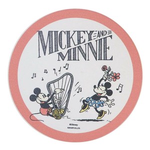 【食器】ミッキーマウス＆ミニーマウス 吸水コースター