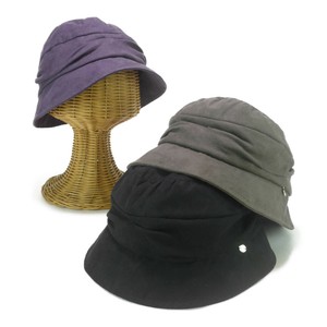 Bucket Hat Brushed Lining Shirring Suede Ladies' Autumn/Winter