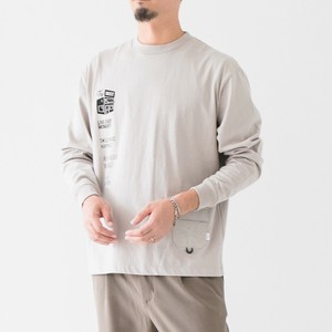 T-shirt Crew Neck Cotton Embroidered Men's