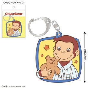 【Curious　George】ラバーキーホルダー