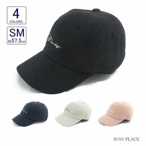 Monday刺繍丸カンローキャップ CAP 帽子