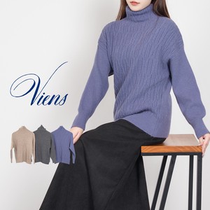 Sweater/Knitwear Knitted High-Neck Turtle Neck 3-colors