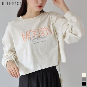 Sweatshirt Cropped Embroidered