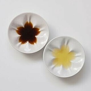 hiracle さくら小皿 ホワイト1pc/ ピンク1pc