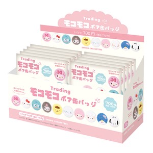 Daily Necessity Item Sanrio Trading Fluffy Boa Tin Badge Face 10-pcs