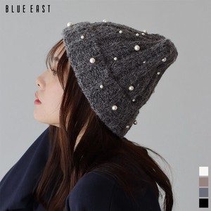 Beanie Pearl Ribbed Knit