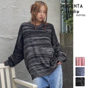 Sweater/Knitwear Knitted Oversized Long Sleeves Unisex