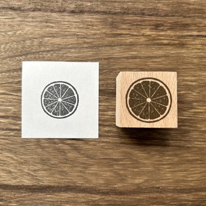 Stamp Wood Stamp Orange Fruits