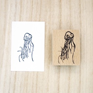 Stamp Jellyfish Wood Stamp