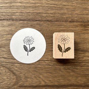 Stamp Flower Wood Stamp Gerbera