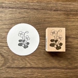 Stamp Poppy Flower Wood Stamp