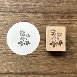 Stamp Flower Wood Stamp Halcyon
