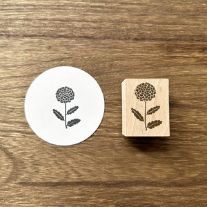 Stamp Flower Wood Stamp Kraspedia