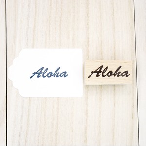 Stamp Wood Stamp Aloha