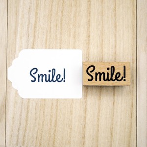 Stamp Wood Stamp Smile