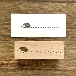印章 刺猬 木制印章