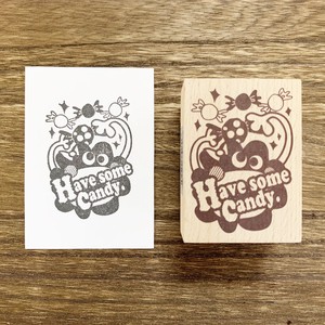 Stamp Wood Stamp Candy Candy Halloween